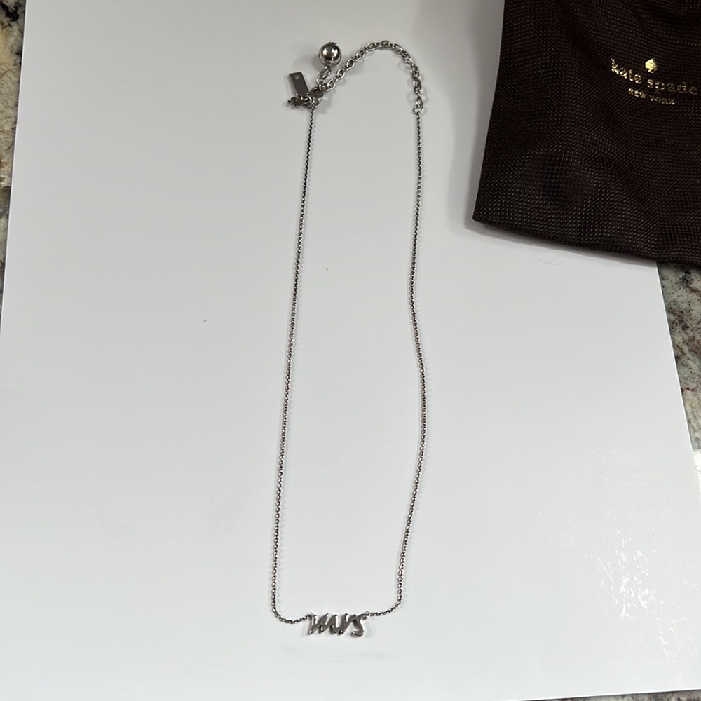 Kate Spade MRS necklace
